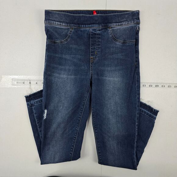Spanx jeans jeggings blue skinny slim jeans medium 5393 - Picture 1 of 13